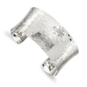 Sterling silver cuff bangle 